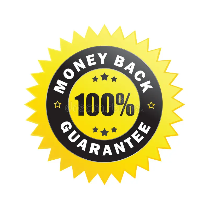 money back guarantee sticker 12149073